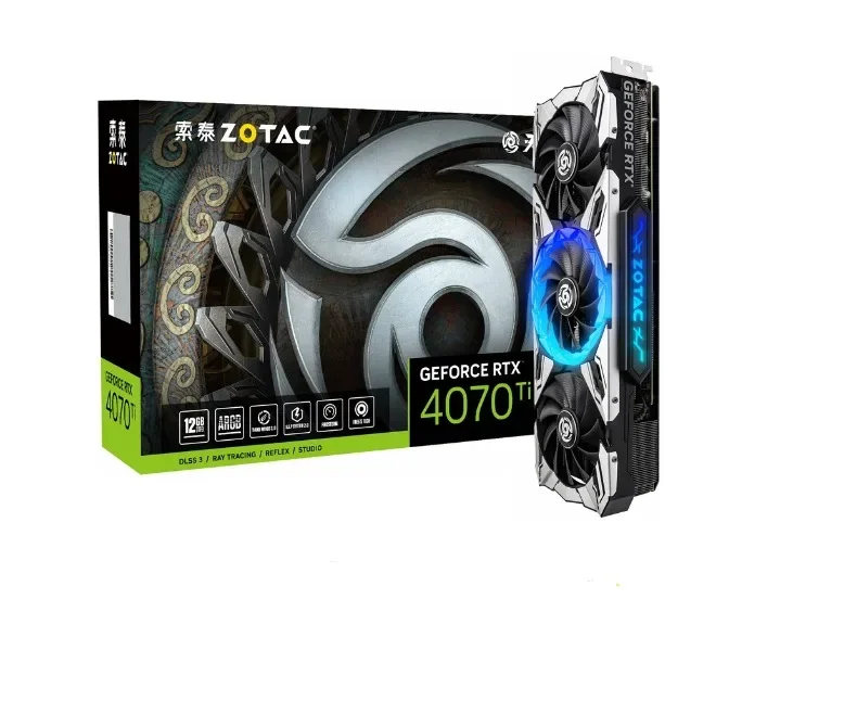 Новая игровая видеокарта ZoTac GeForce RTX 4070Ti 12 ГБ apocalypse OC RTX 4070 Ti GPU