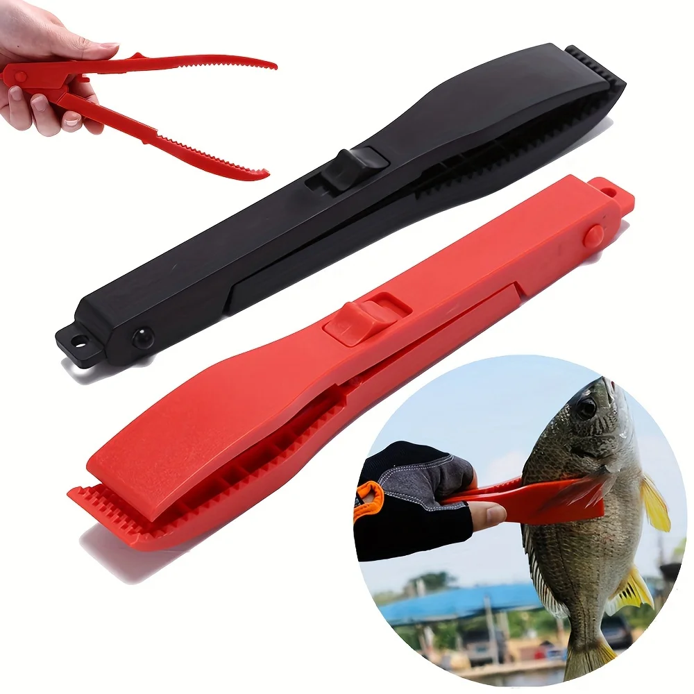 CAZULO  Multifunctional Fishing Fish Clip Hand Controller Tackle Tool Fishing Body Grip Clamp Gripper Grabber with Lock Switch