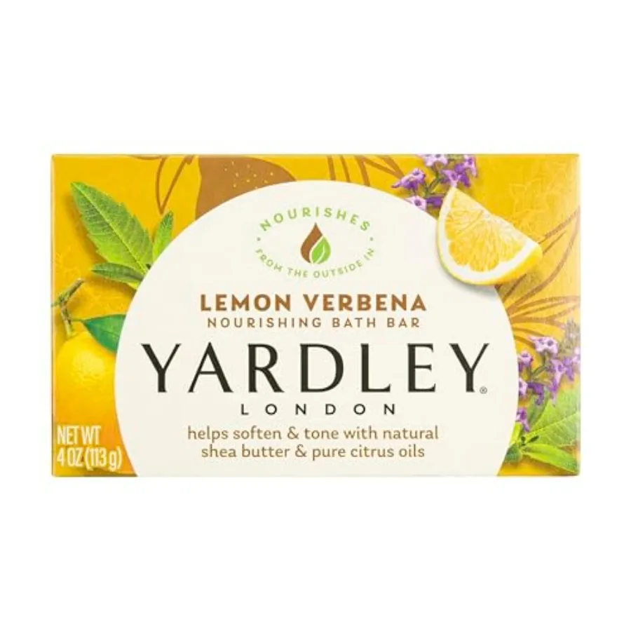 

Yardley London Lemon Verbena Naturally Moisturizing Bath Bar, .25