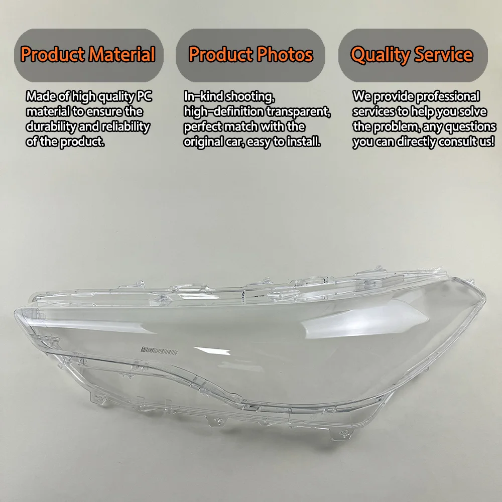 لتويوتا كورولا كروس 2022 2023 ملحقات السيارات غطاء المصباح الأمامي عدسة المصباح الأمامي قذيفة استبدال