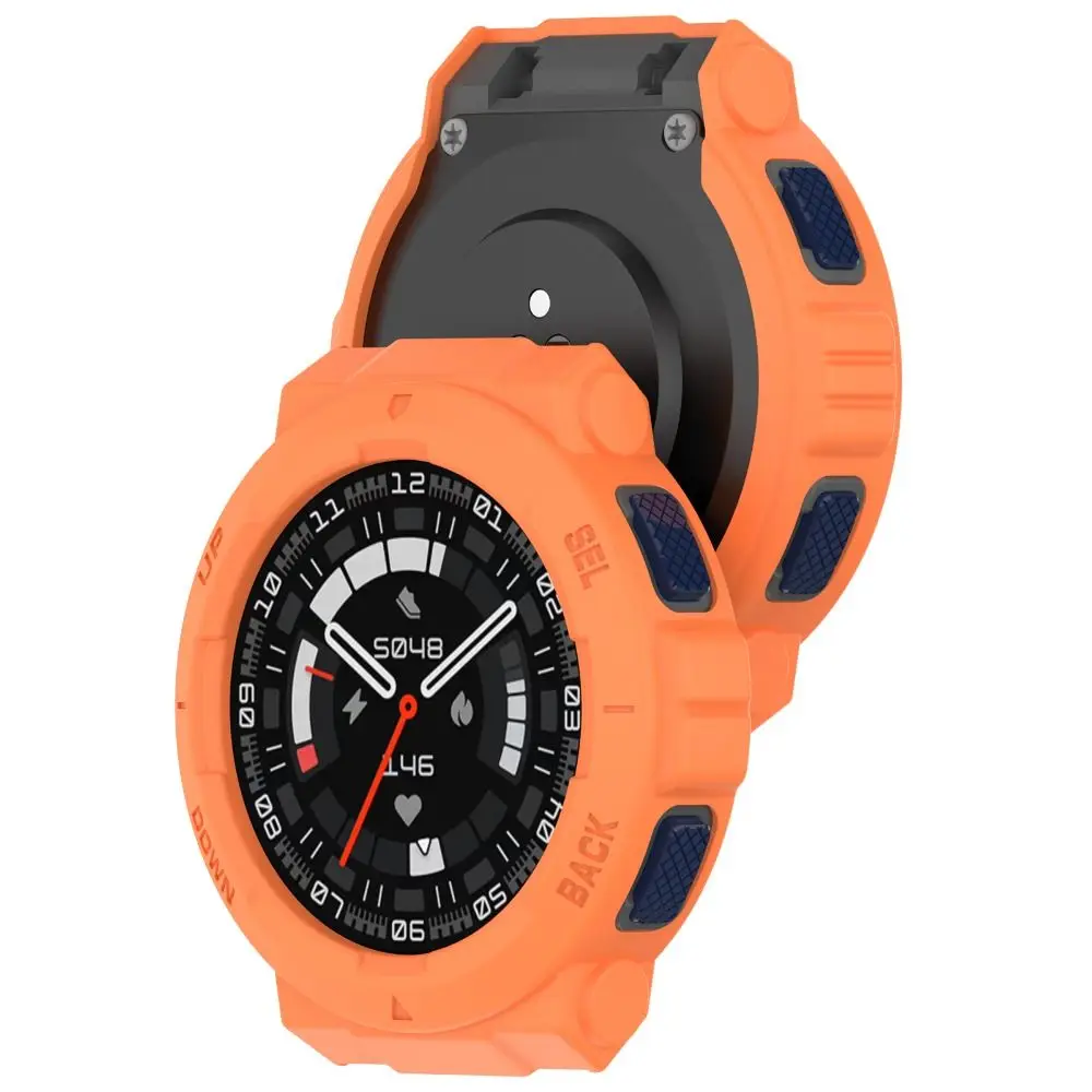 Soft TPU Protective Case Bumper Frame Edge Shell Smart Watch Accessories Screen Protector for Amazfit Active Edge