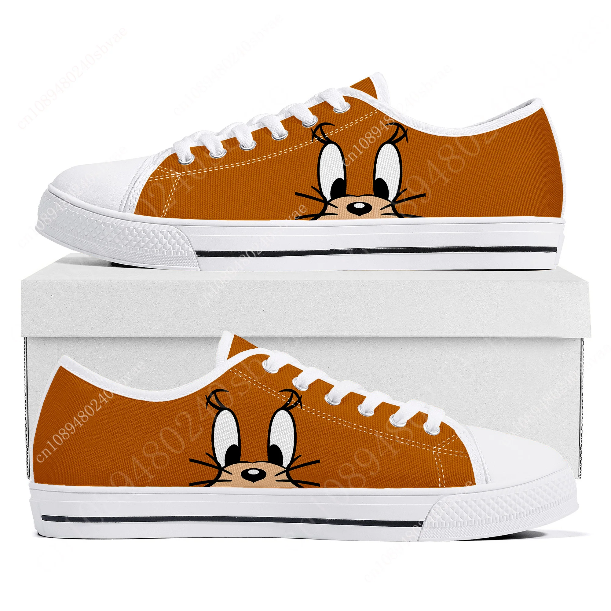 

Cute Cat Cartoon MouseSneakers Low Top Shoes Men Women Teenager Canvas Sneaker Casual Custom Made Shoes Customize Shoe