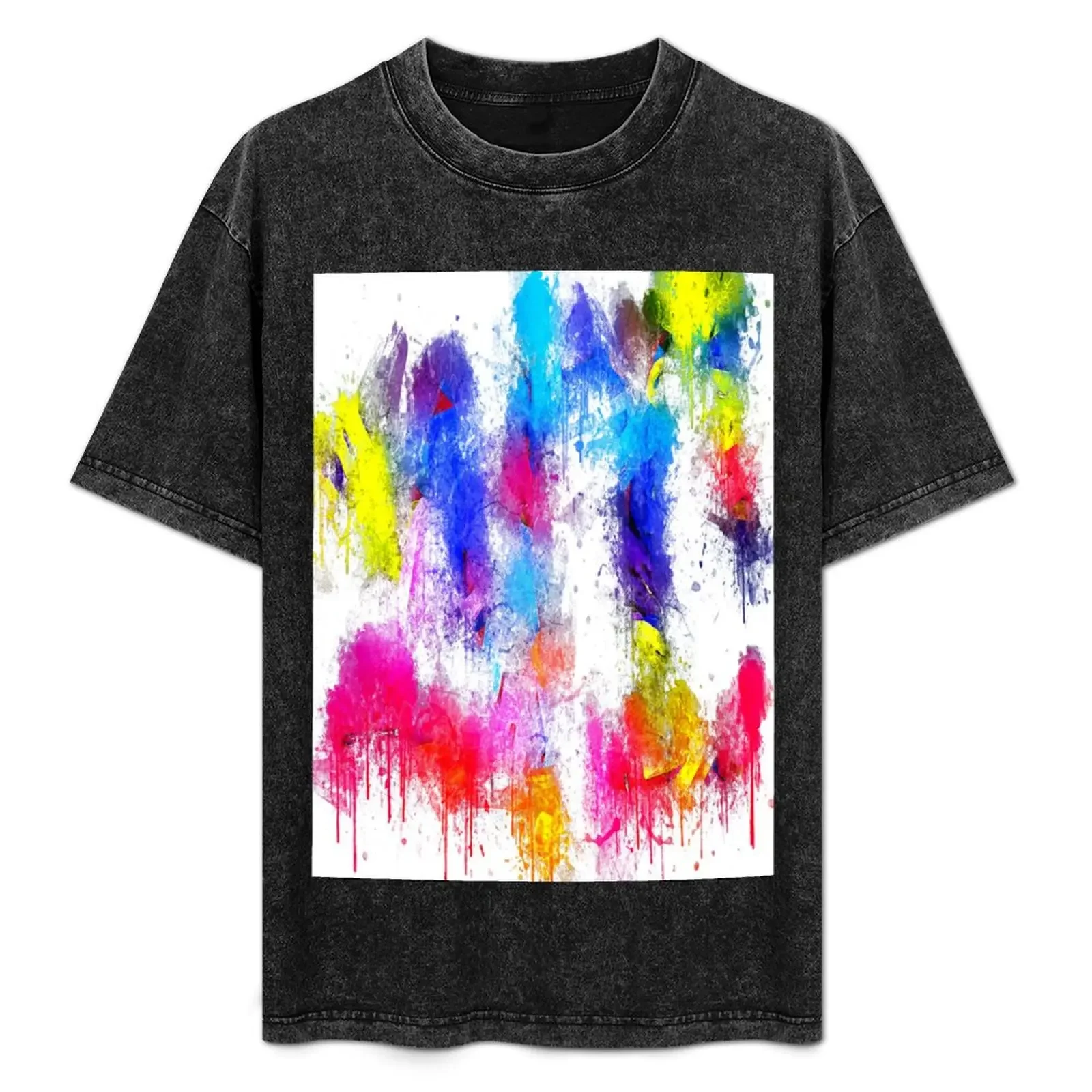 

PASTEL SPLASH 2DRESSES AND T-Shirt T-shirts oversize sublime gifts for boyfriend designer t shirt men