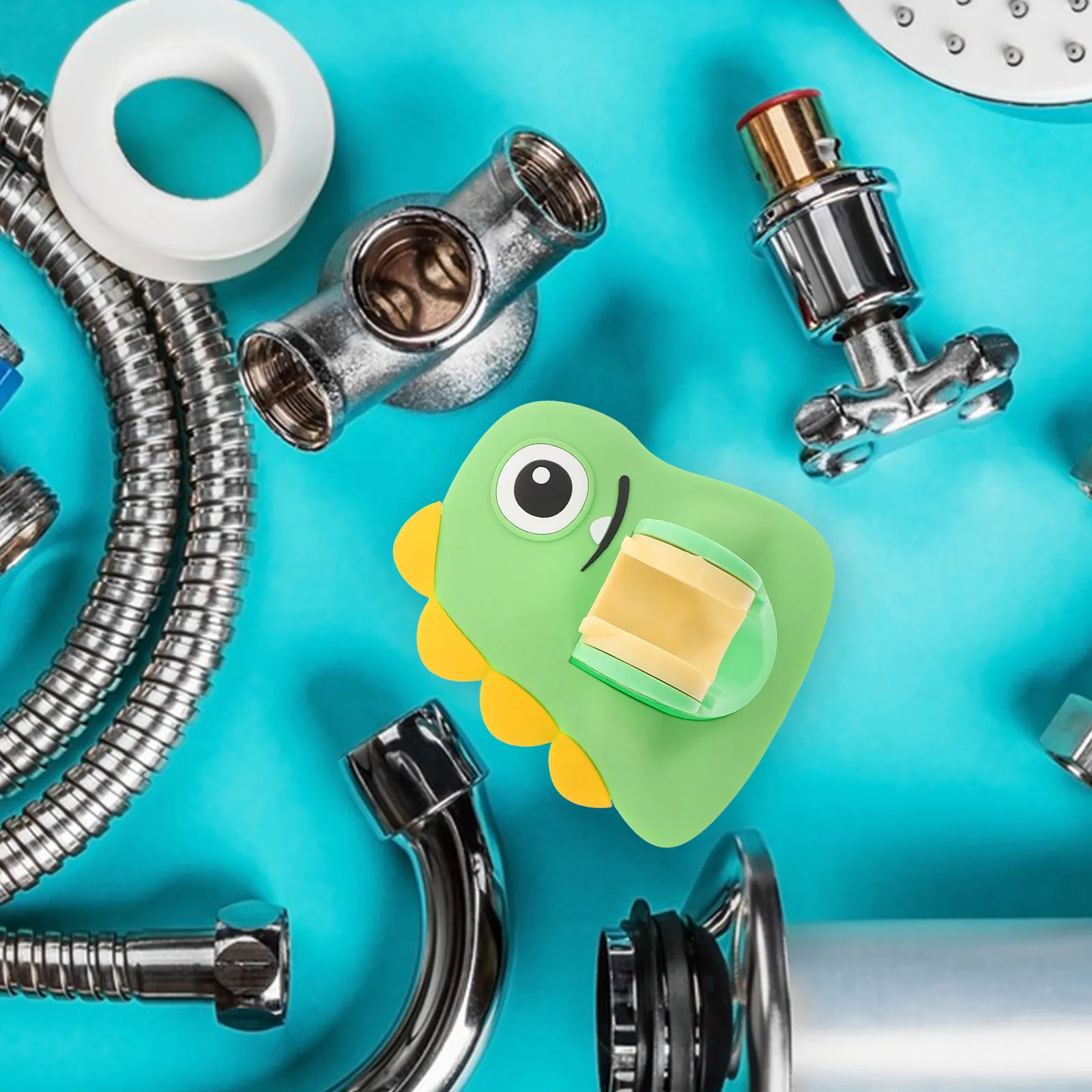 

Очаровательный регулируемый настенный держатель для ручного душа, прочный пластиковый, для ванной комнаты, парикмахерской, для мытья головы