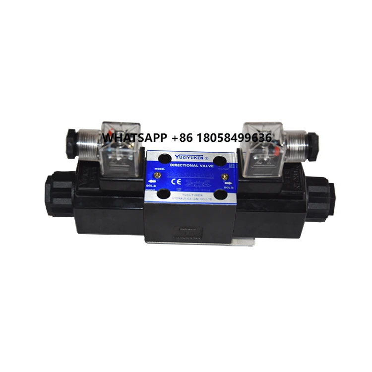 2 Ways 4 Ways Excavator Hydraulic Rotation Flow Valve Solenoid Valve Directional Control Valve