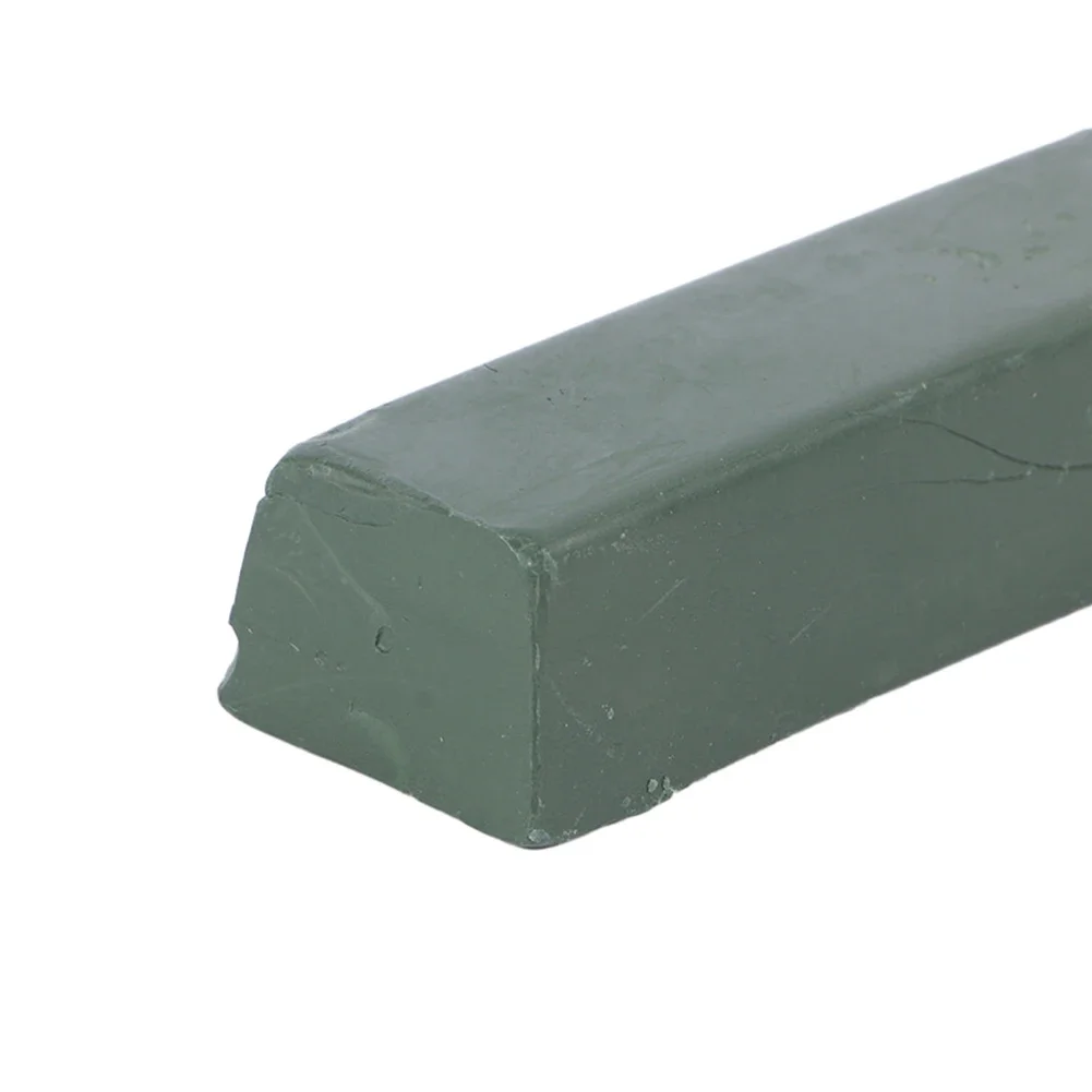 Cera de polimento 112x34x25mm, pasta de polimento verde abrasiva para aço inoxidável, cobre, alumínio, metais, instrumentos de precisão