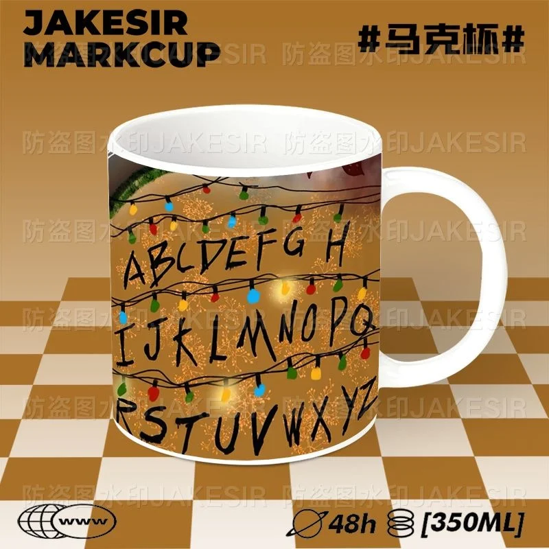 2026 Hottest Famous American Drama Peripheral Creative Ceramic Water Cup High Appearance Level Mug Office Ornament Gift forFans