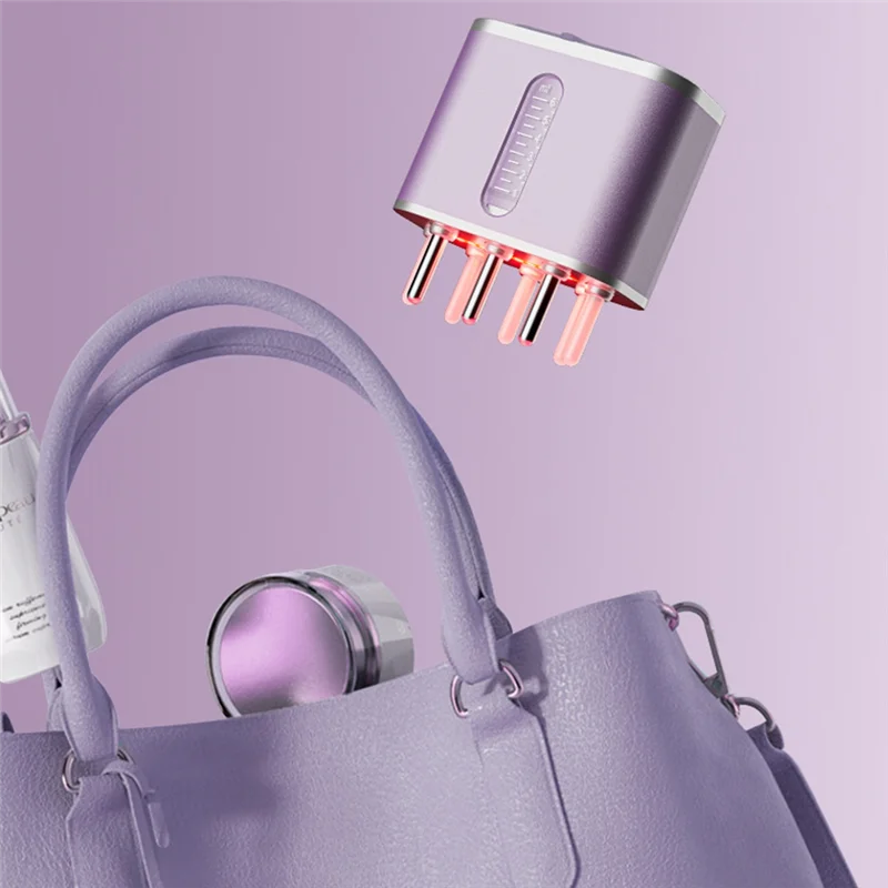 فرشاة تدليك الشعر الكهربائية لزيت الشعر لعلاج الشعر ونمو الطب والزيوت العطرية -A-A77G