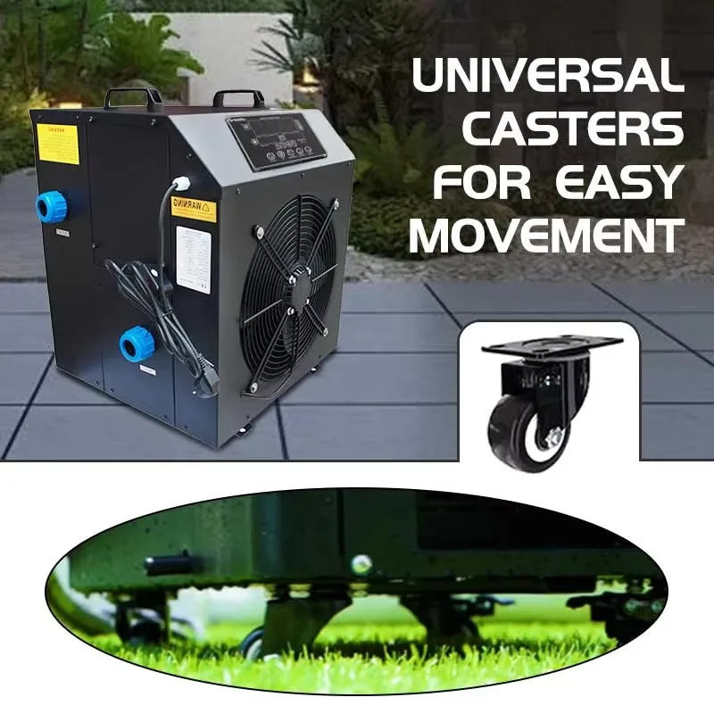 Heating Cooling 1.5hp Build-in Filter Pump Cold Plunge Ice Bath Industrial Water Chiller With UV Ozone and WIFI