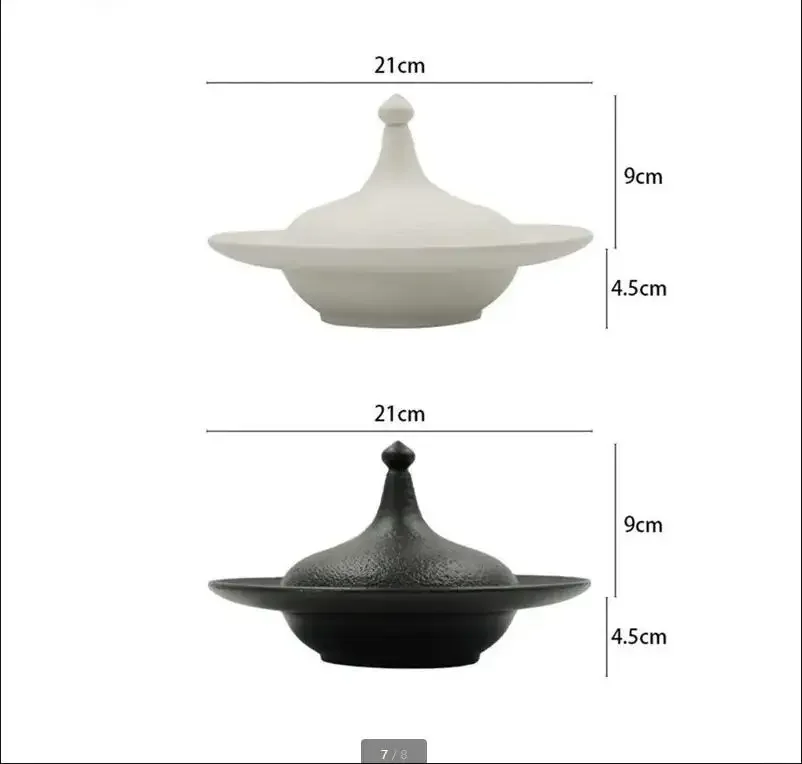 Crown Plate Ceramic Dessert with Cover Nordic Style Restaurant Food Decoration Main Dish Home Kitchen Tableware