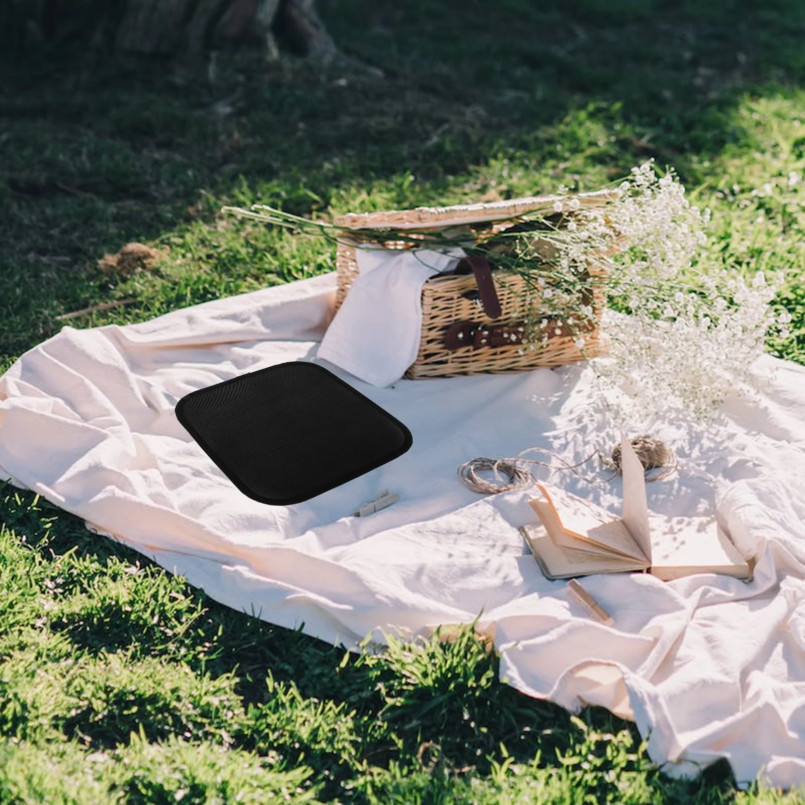 

Fire Mat Pit for Lawn Semicircle Deck Protector Porch Accessories Fiberglass Silicone Balcony