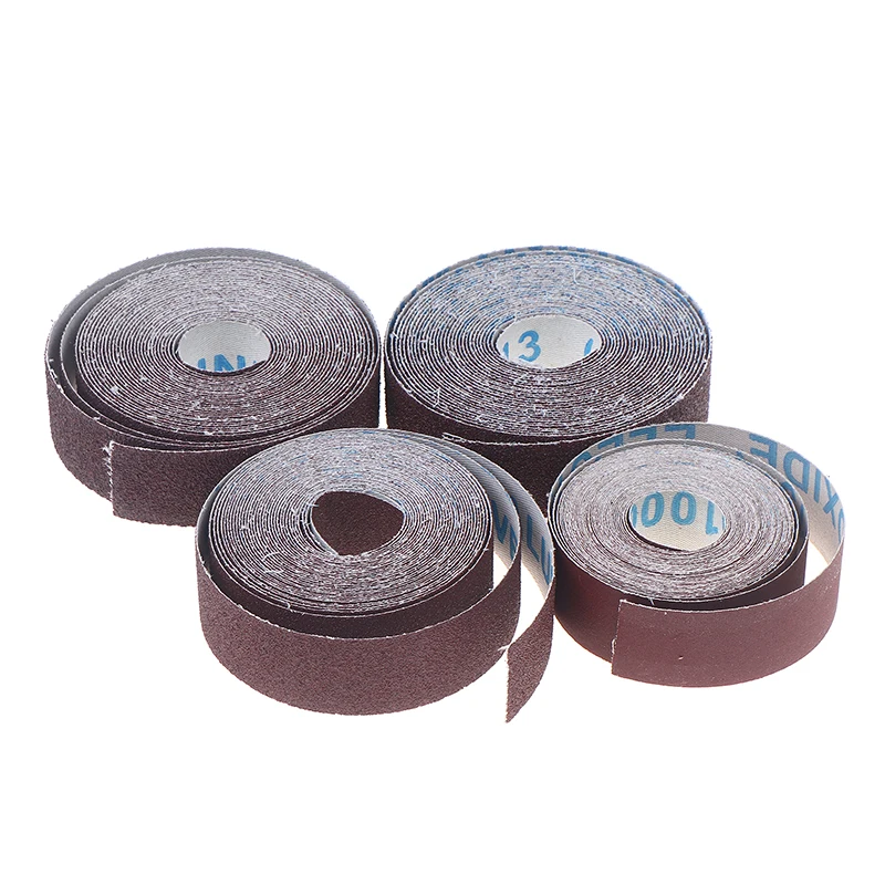 1inch Emery Cloth Rolls, Continuous Sandpaper Suitable For Wood Sanding, Metal Polishing, Car Detailing