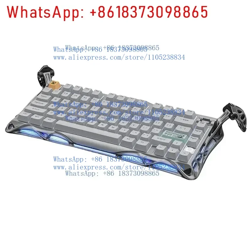 1PCS K1 Pro 75% Wireless Mechanical Gaming Keyboard 79 Keys RGB Backlit Linear Switches Mechanical Keyboard
