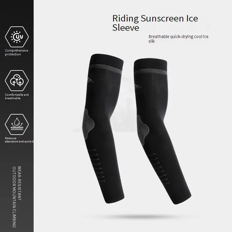 2Pcs Outdoor Sports Seamless Arm Sleeves For Women Volleyball Basketball Baseball Cooling Sun Protection Breathable Elastic Arm