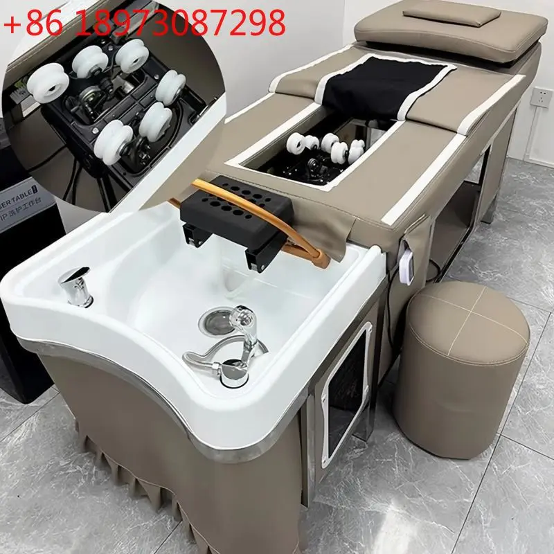 سرير شامبو للتدليك الكهربائي، سرير علاج احترافي لصالونات التجميل