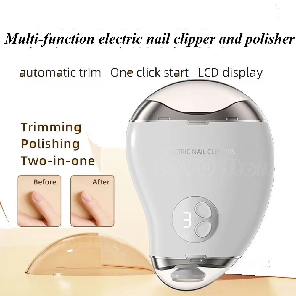 Electric nail scissors, two-in-one multi-functional nail scissors, rechargeable nail sharpeners for the elderly and children