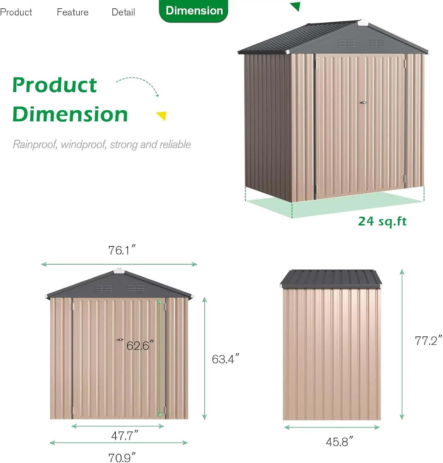 โรงเก็บของขนาด6x4โรงเก็บของและที่จัดเก็บกลางแจ้งขนาดเล็กที่เก็บของในสวนนอกบ้านโรงเก็บของใช้กลางแจ้งโรงเก็บของใช้ด้านนอกโรงเก็บของใช้โลหะชุบสังกะสียูทิลิตี้เพิง