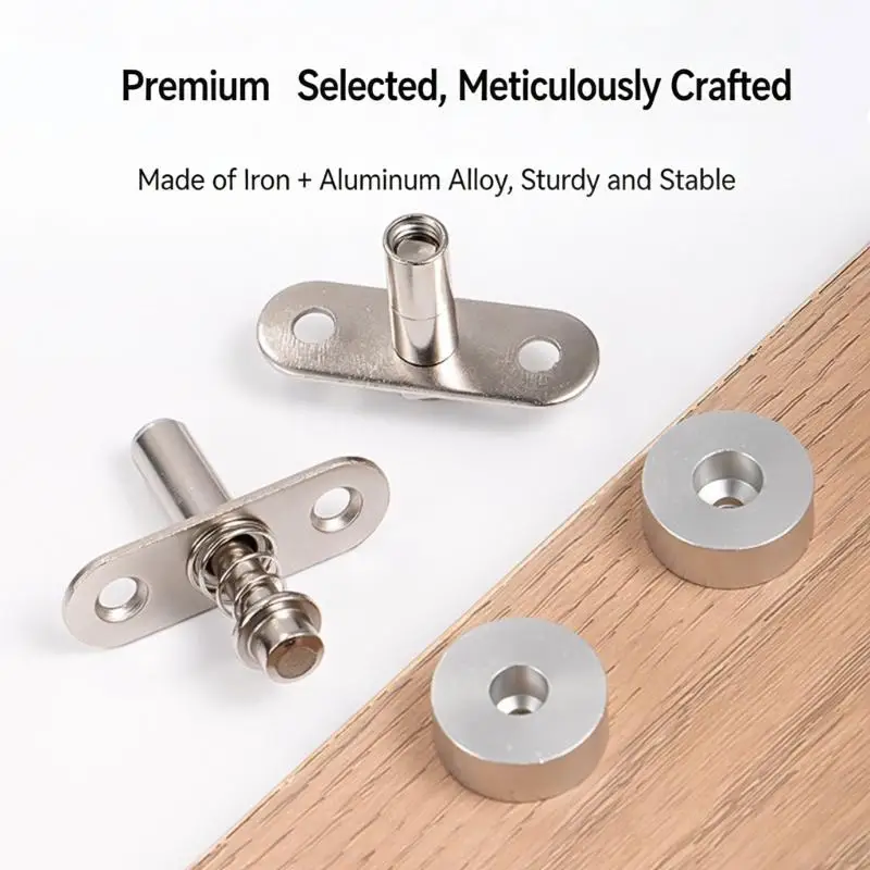 360 Degrees Concealed Pivots Hinge Replacement Adjustable Pivots Door Hinge for Wood Slats Grill Screen Partition Divider
