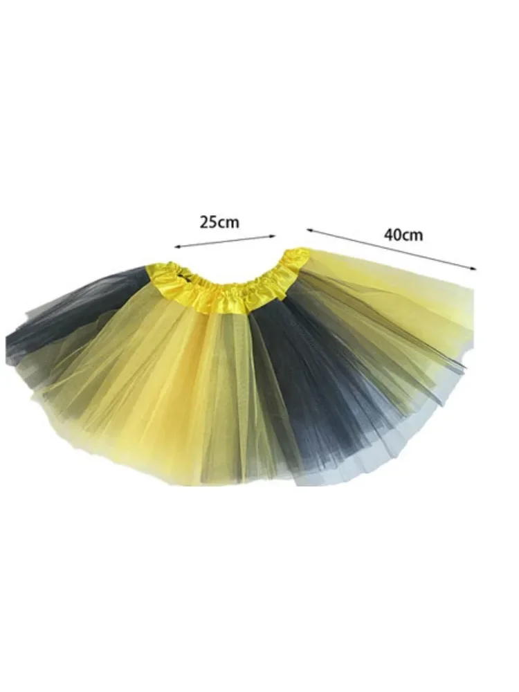 زي النحل مع جوارب طويلة لتدفئة الساق مخططة بالنحلة، جوارب عالية للركبة، نظارات شمسية على شكل نحلة وقفازات طويلة لحفلات الهالوين