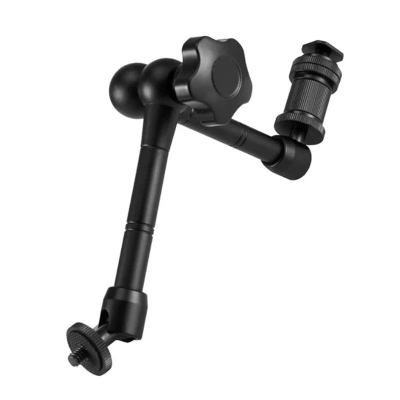 

Upgraded 11 Inch Adjustable Articulating Friction Arm with Large Super Clamp Fit for Camera Mount Adapter