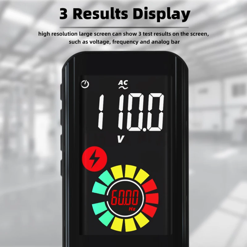 BSIDE A10 Color LCD Ultra-portable Digital Multimeter 9999 True RMS DC AC Voltage Capacitance Ohm Diode NCV Hz Fire Wire Tester