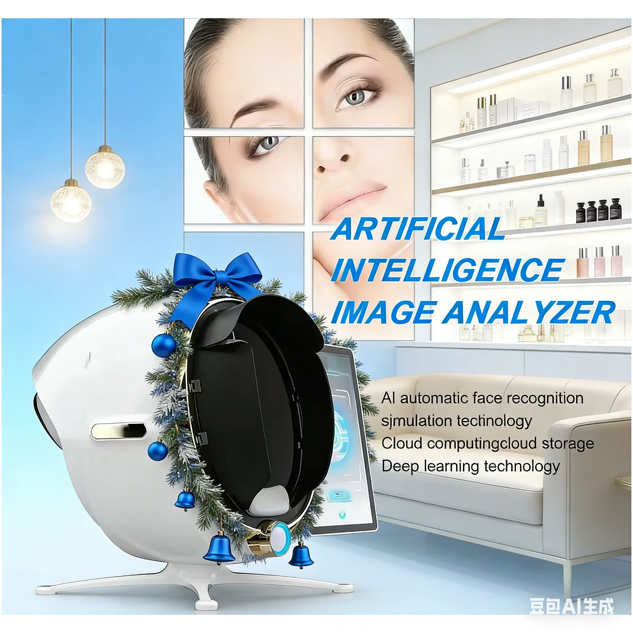 

2026 Newest 3D Skin Diagnosis System 36 Million Pixels Facial Analysis Machine Skin Moisture Detection Analyzer Salon Use Device