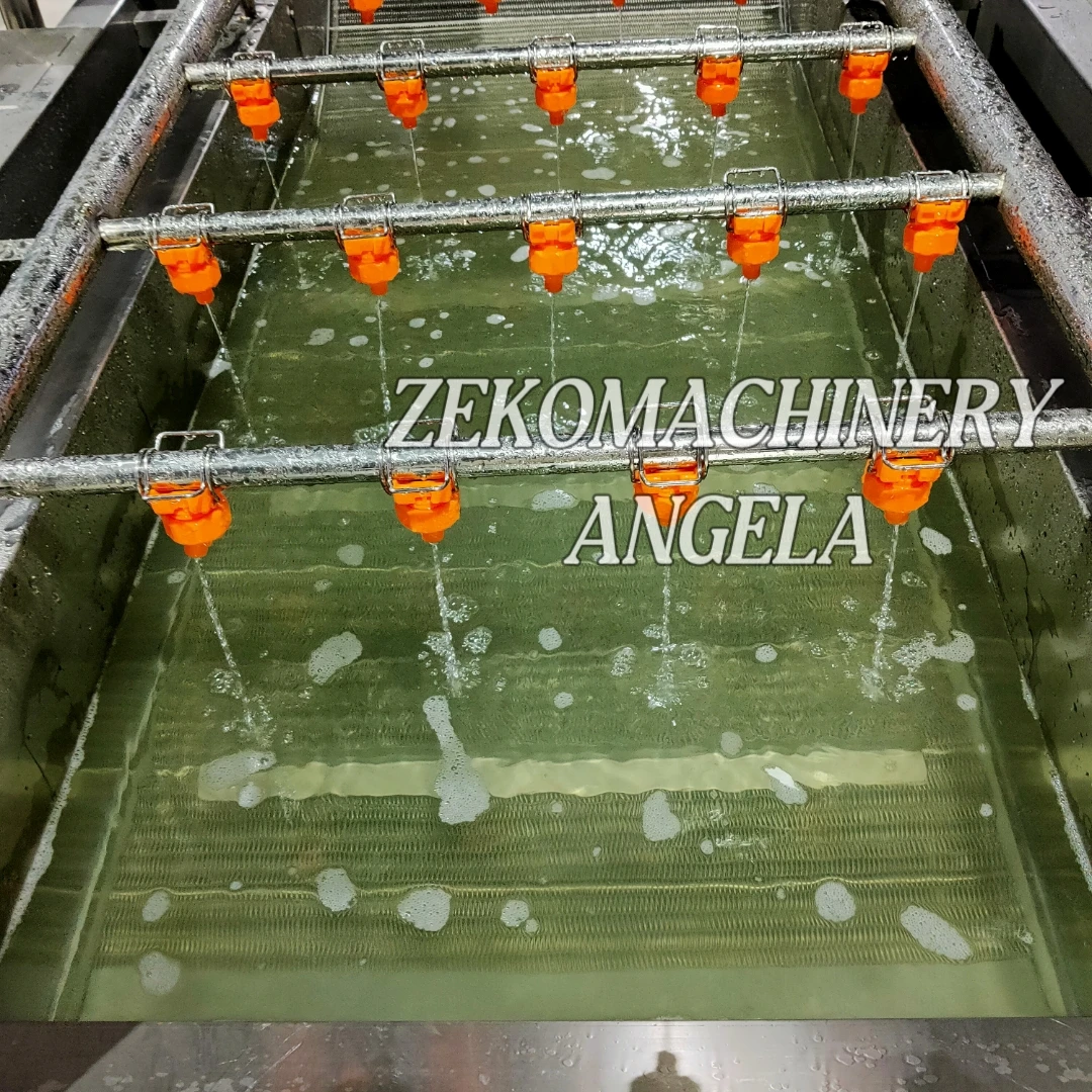 เครื่องล้างผลไม้และผักอัตโนมัติ ระบบโอโซนและฟองอากาศ สำหรับล้างแอปเปิ้ล ถั่ว ข้าวสาลี และแกนผลไม้ ลูกปืนมอเตอร์