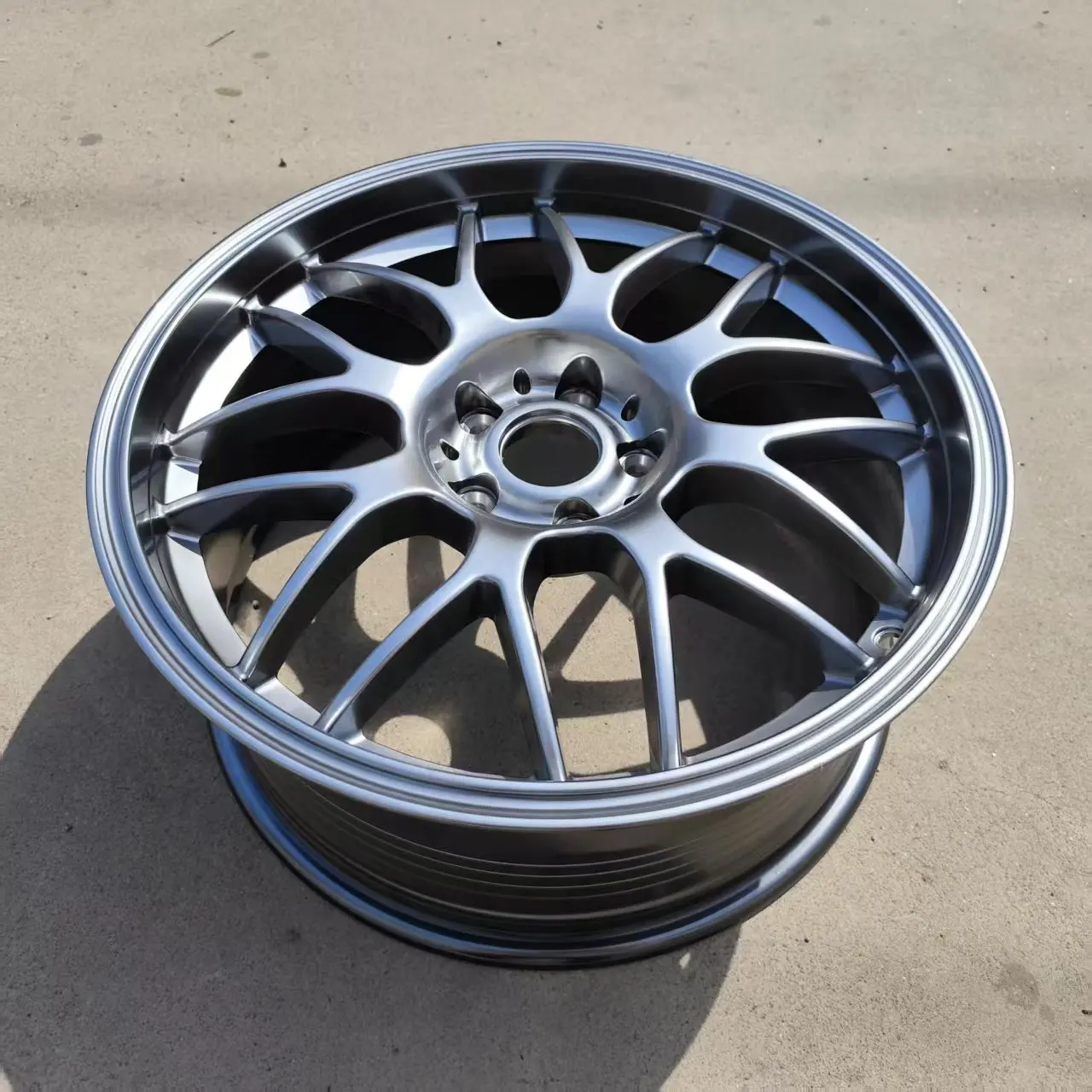 Roues en alliage filé JDM de 18 pouces, 5x108 5x112 5x114.3 5x120, jantes de voiture de passager de haute qualité