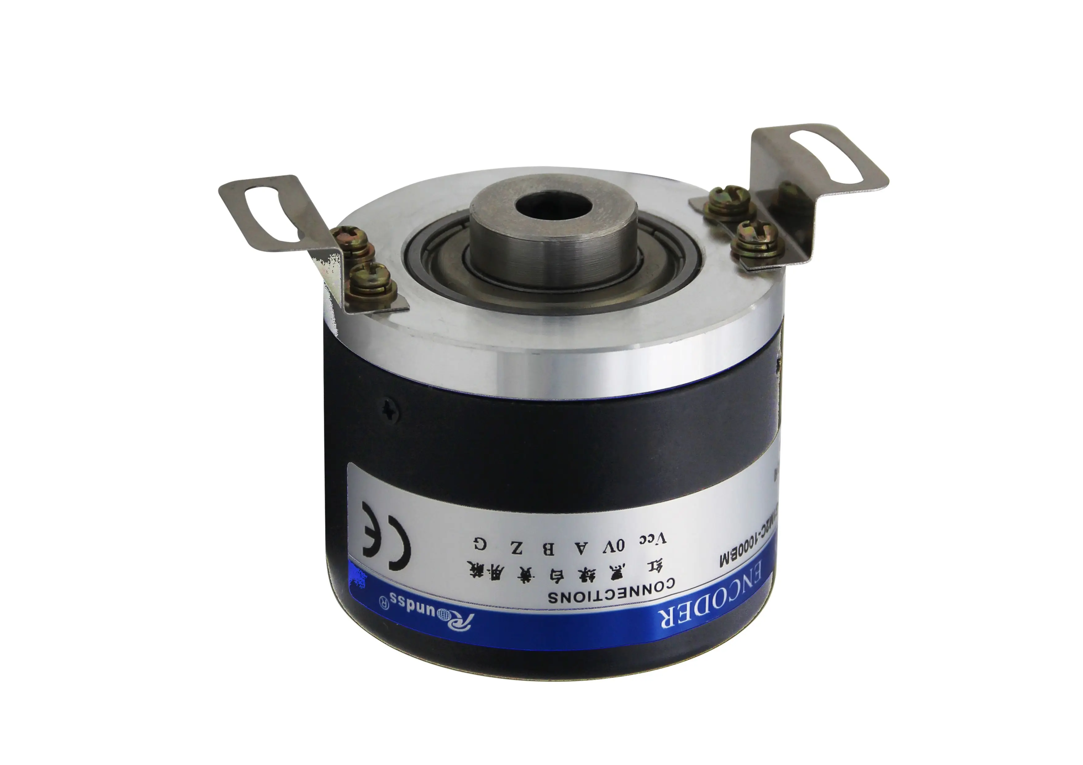 2026 Roundss 19-Year Factory RAA58 Hollow Shaft Absolute Photoelectric Encoder 17/16-bit SSI UART 5-12V 210mm OD 148.8mm Shaft