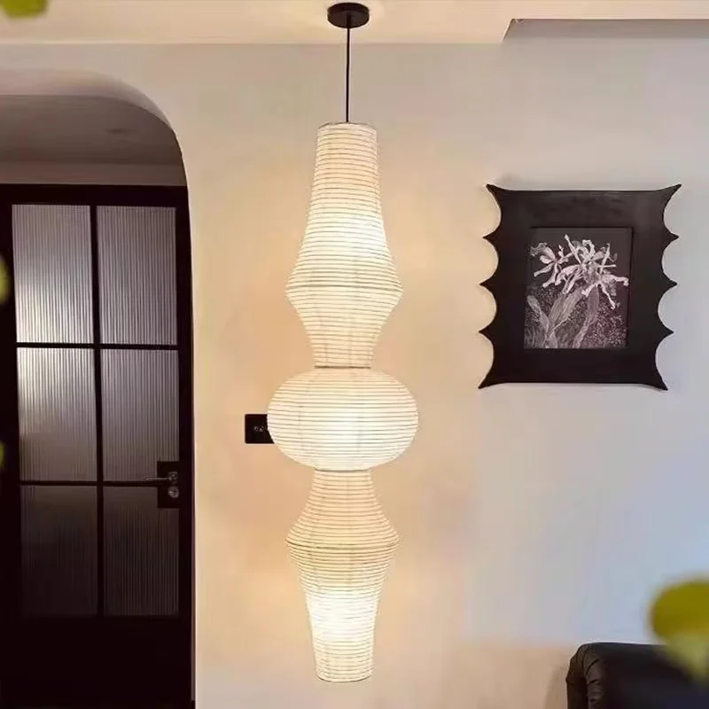 

Modern minimalist acrylic bubble chandelier staircase living room decoration light black&gold long line home decoration LED lamp