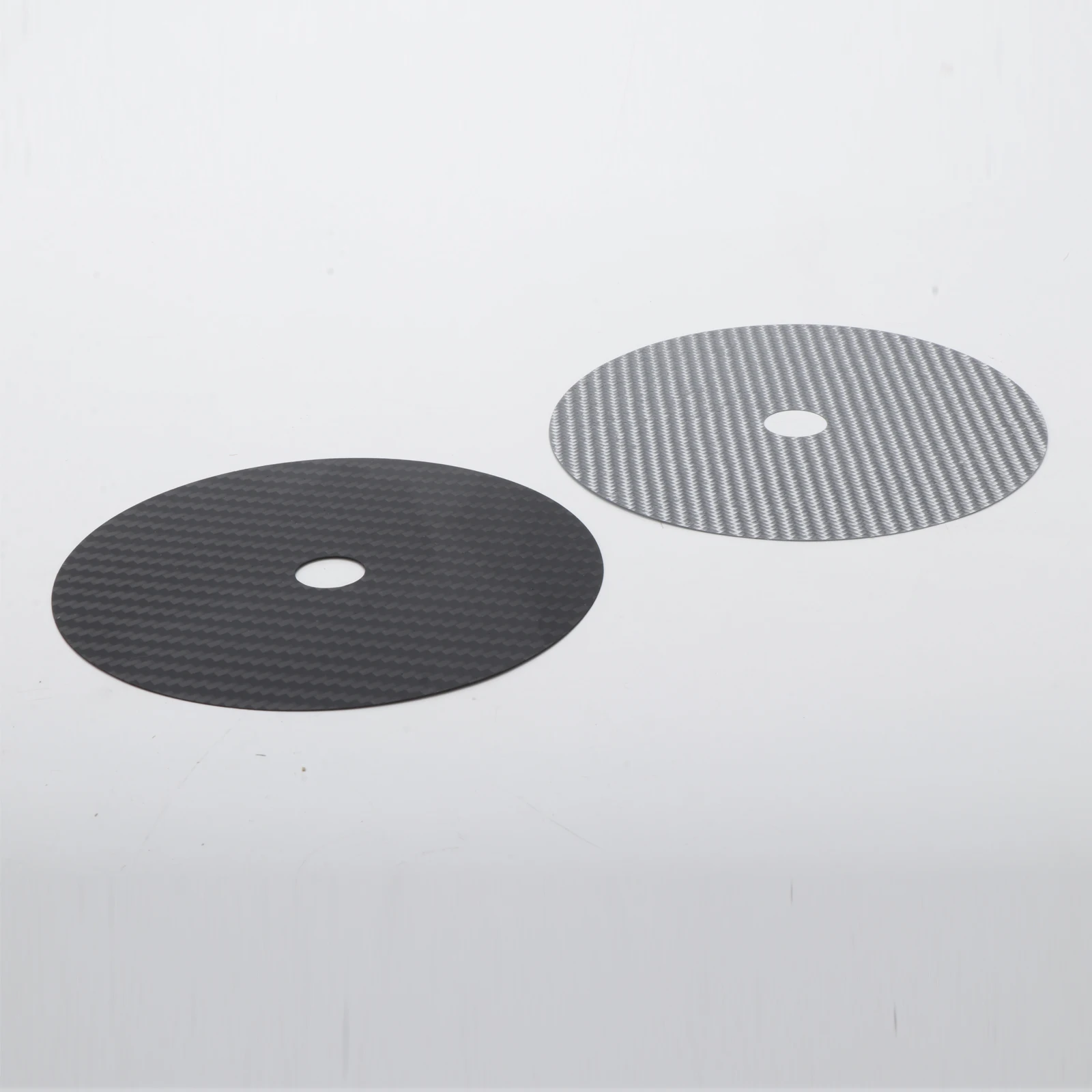 

Carbon Fiber CD Pad Tuning Pad Black/Silver Recorder Shock Absorber Press Plate HiFi Audio Turntable Machine Anti-shock Shock