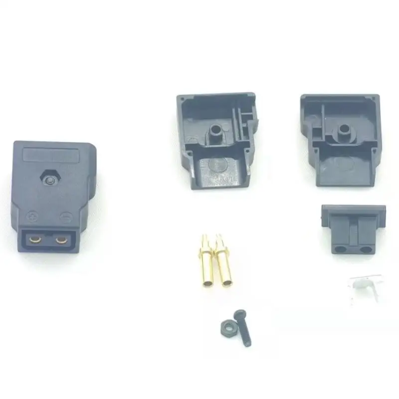 DTAP D-Tap ชายปลั๊กแจ็คหญิงตัวเชื่อมต่อแหล่งจ่ายไฟสำหรับกล้อง Anton DIY สายเคเบิล DSLR Rig V-Mount แบตเตอรี่ Anton Bauer