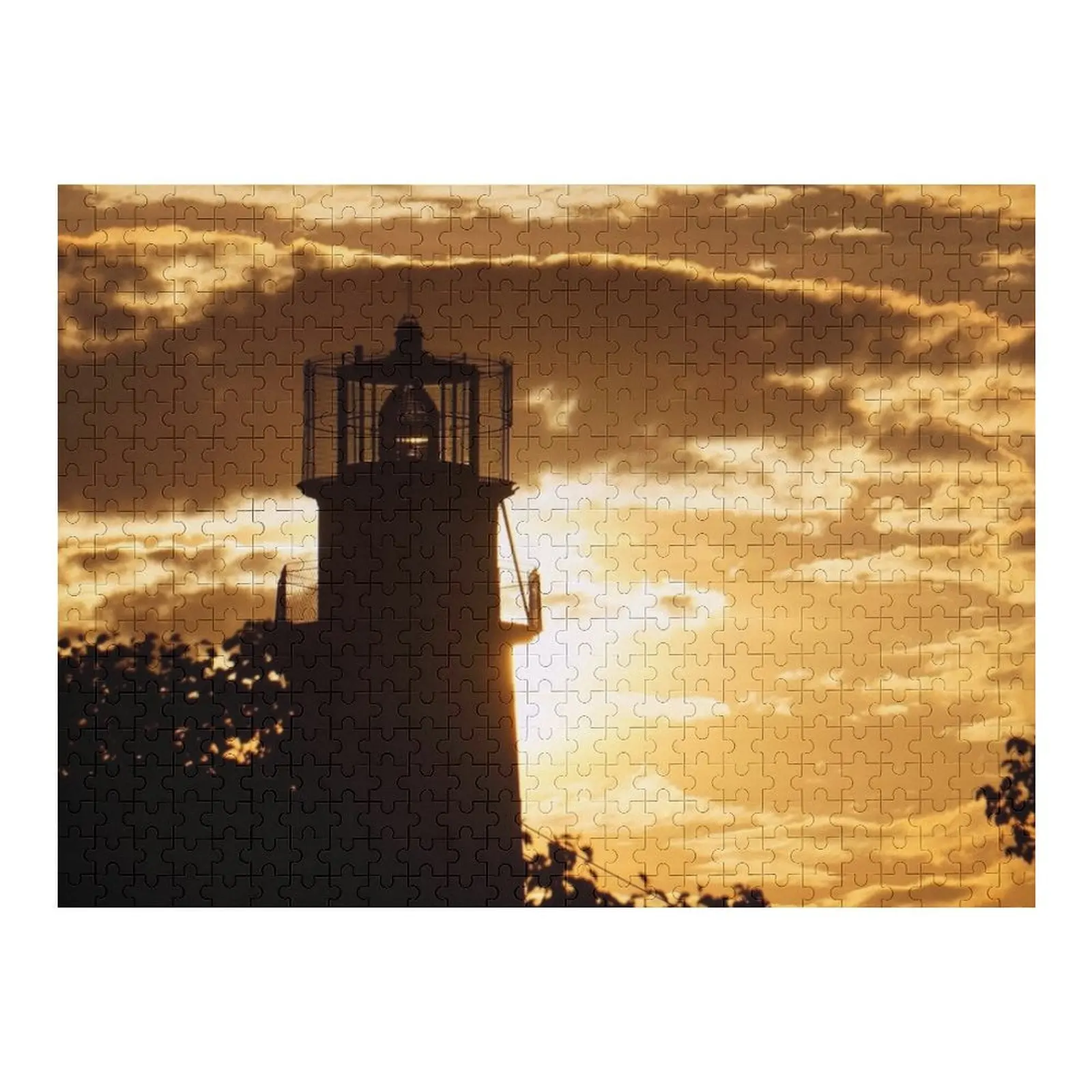 

Fenwick Light Silhouette Jigsaw Puzzle Customizable Gift Personalized Toys Wood Animals Baby Toy Puzzle