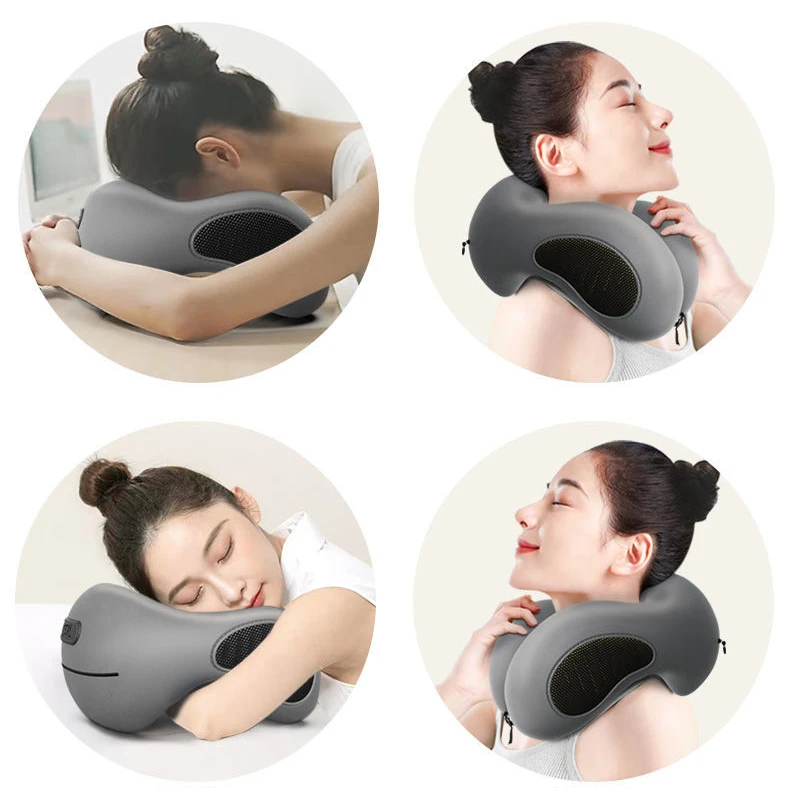 U Shaped Memory Foam Neck Pillows Soft Slow Rebound Space Travel Pillow Sleeping Airplane Car Pillow Cervical Healthcare Supply