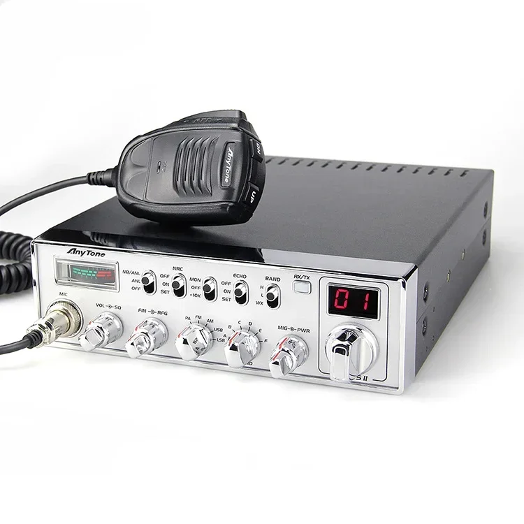 AnyTone ARES II AM FM SSB CB Радио 24,715-30.105 МГц Высокая мощность Лучшие производители CB-радио AnyTone ARES II AM FM SSB CB Радио 24,715-30.105 МГц Высокая мощность Лучшие производители CB-радио