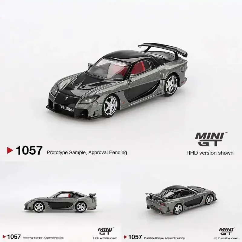 

PreSale MINIGT 1057 1:64 Mazda RX7 VeilSide Fortune Grey Diecast Car Model Collection Toys