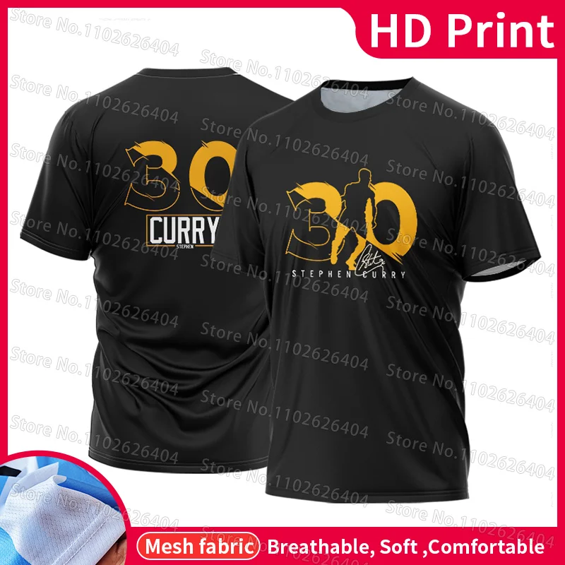 Warriors Basketball T Shirt 3D Print Trend Curry Summer Loose Breathable Sports Shirt Training Competition Fitness Running Top