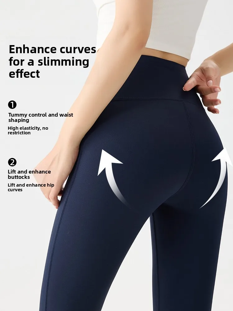 Pantalon de Yoga taille haute pour femmes, longueur étendue, Micro évasé, élastique, aileron d'arche, Leggings longs amincissants pour femmes plus grandes