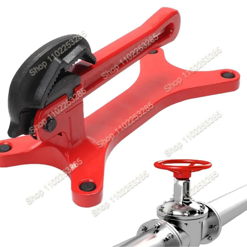 Manuel Pipe Clamps Pipeline Support Solid Base Spring Loaded Jaws Multifunctional Tool Gear Portable Aluminum Tube Vice