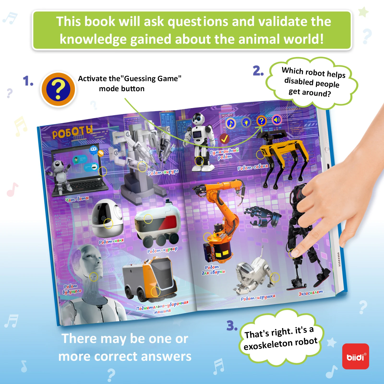 Biidi اللغة الإنجليزية الأطفال الكتب الصوتية نقطة القراءة كتب التعلم آلة التعليم المبكر الاطفال الطفل دراسة اللعب الهدايا #4