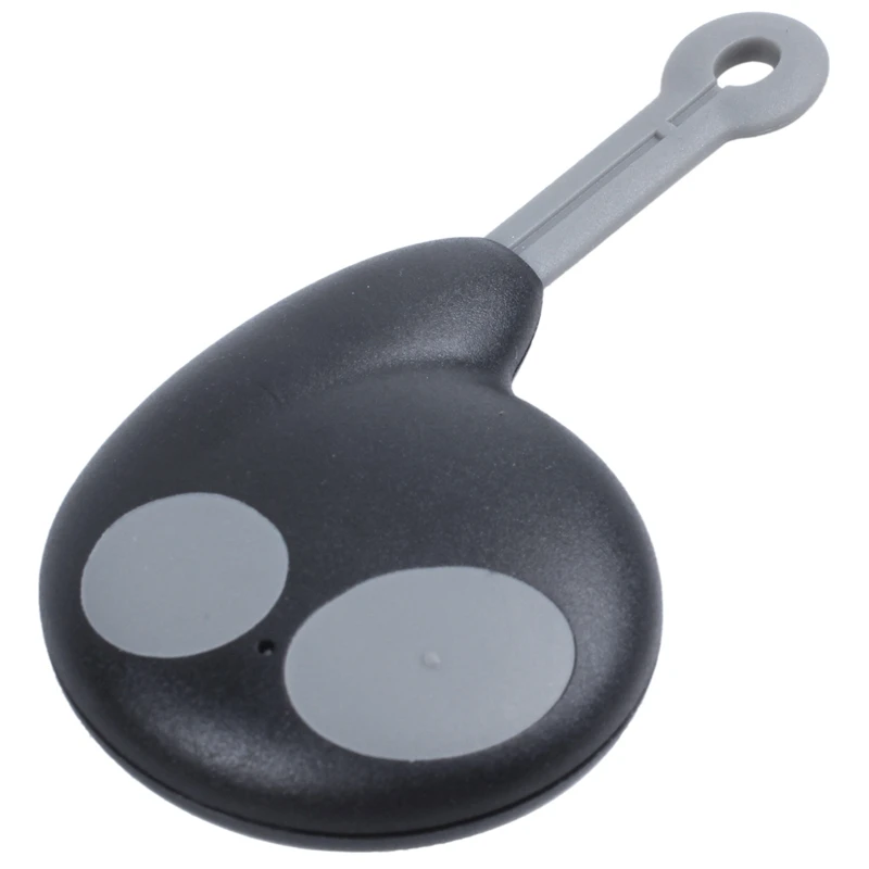 コブラアラーム用リモコンキーケース,黒,2ボタン,バッテリーなしのフォブ