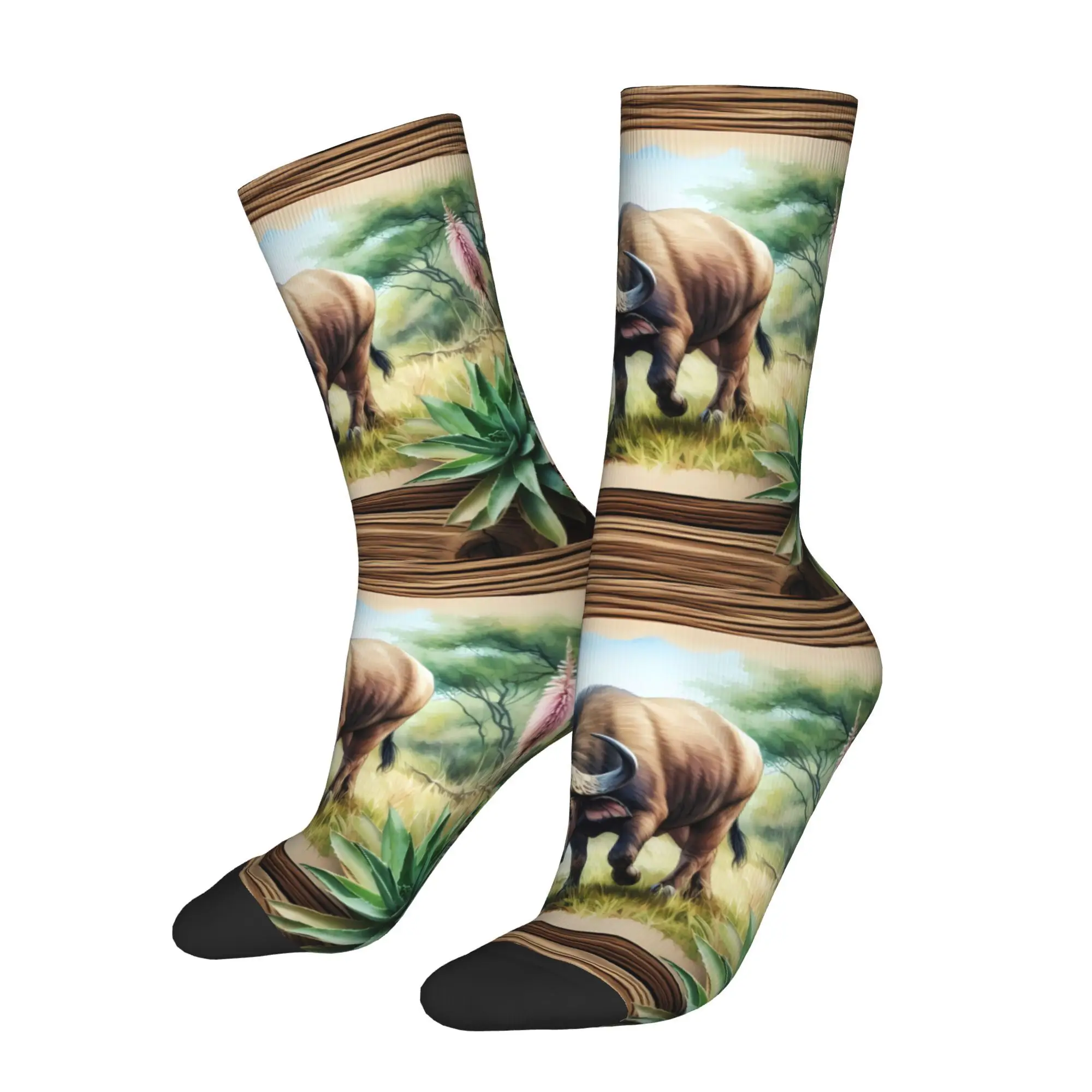 

Hippopotamus Sock Printed Man Polyester