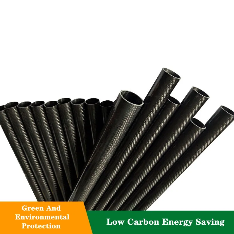 Imagem -04 - Tubo de Fibra de Carbono Leve da Sarja do Tubo 540 mm da Fibra do Carbono da Precisão 3k