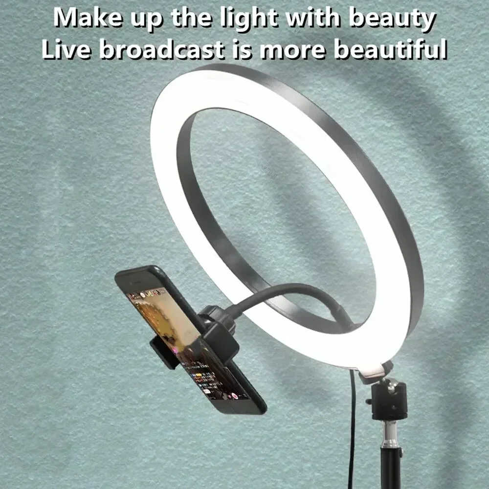 ​​10inch Selfie Ring Light - LED Photography Fill Light for Video Recording & Live Broadcast​​