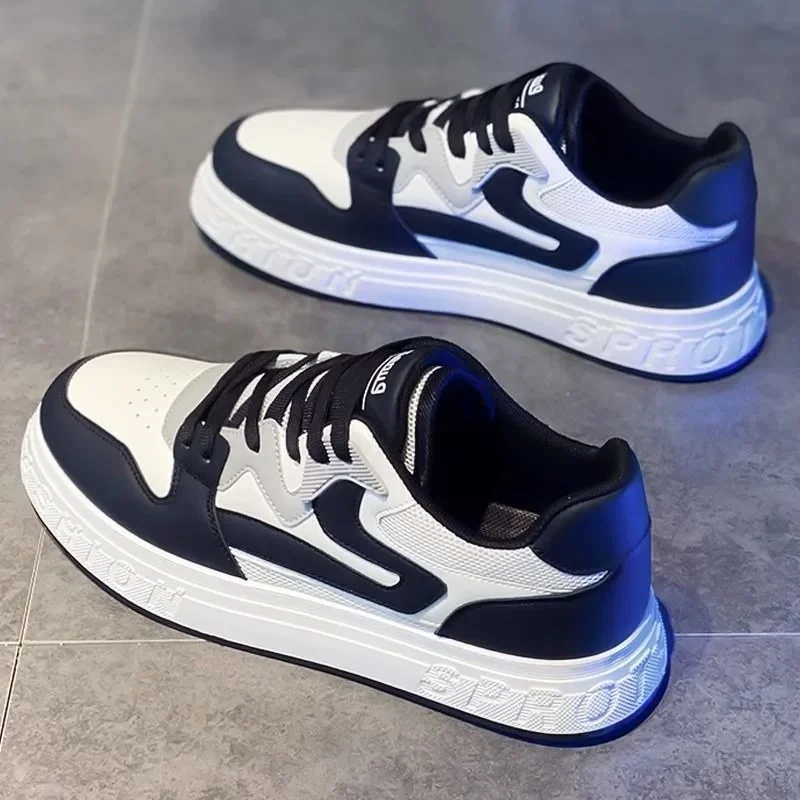 New Fashion Breathable Board Shoes for Man Thick Sole Versatile Casual Sports Shoes Comfortable Casual Man Shoes Men's Sneakers