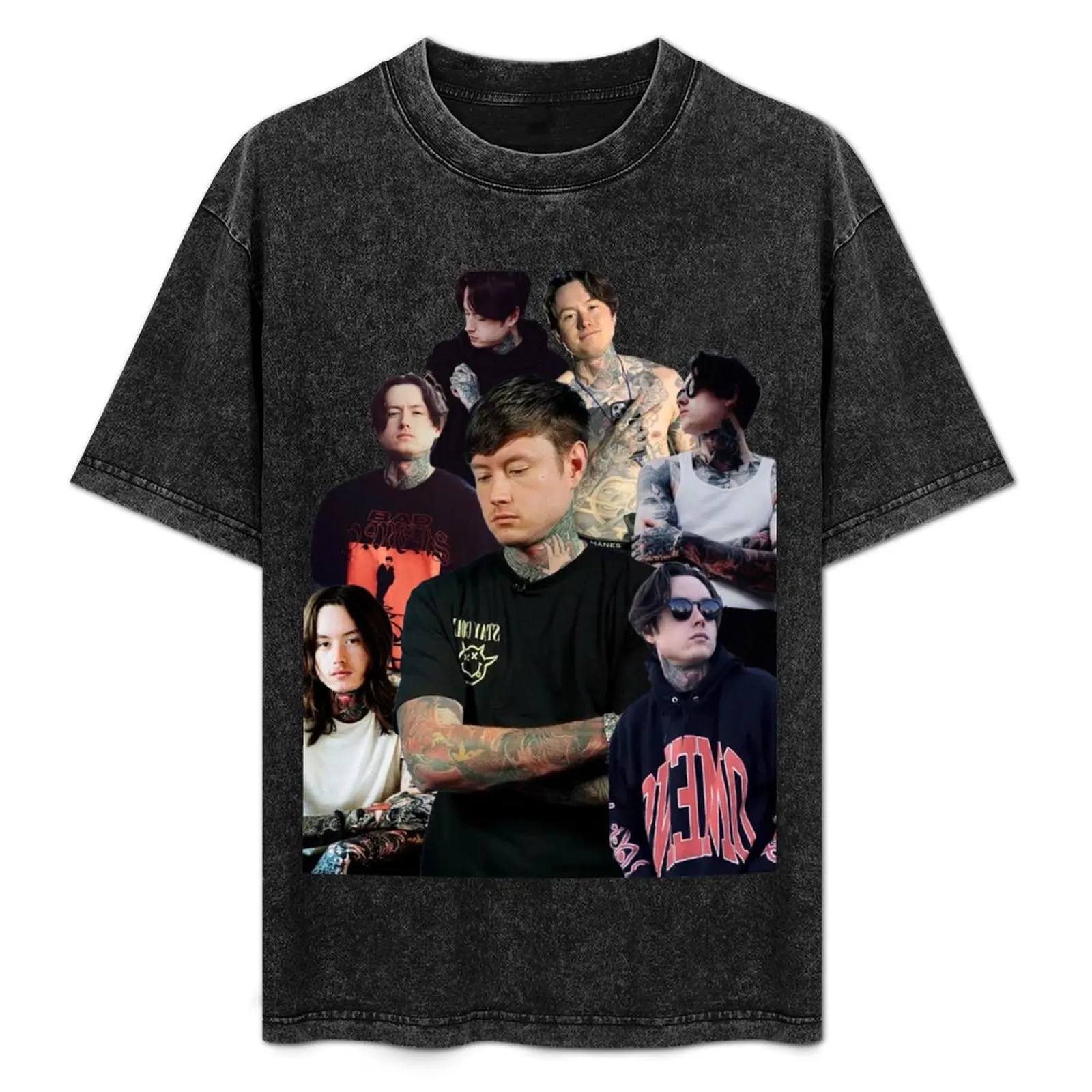 

Noah Sebastian photo COLLAGE T-Shirt Large Size Casual Tee Shirt