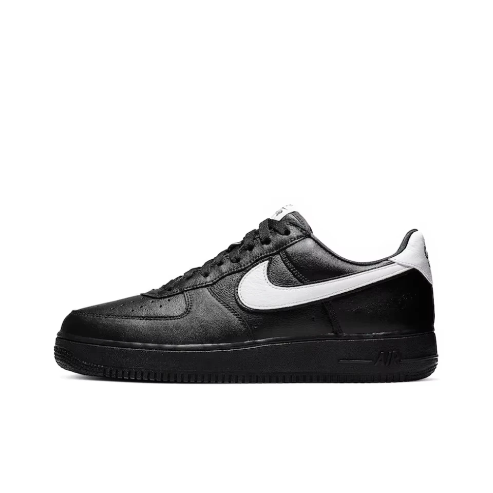 

Original Nike Air Force 1 Low Black White Swoosh Casual Retro Sneakers For Men & Women CQ0492-001