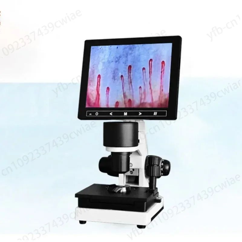 Digital Microscope Nailfold Capillary Microcirculation Detector Blood Microcirculation Analyzer with 7/9