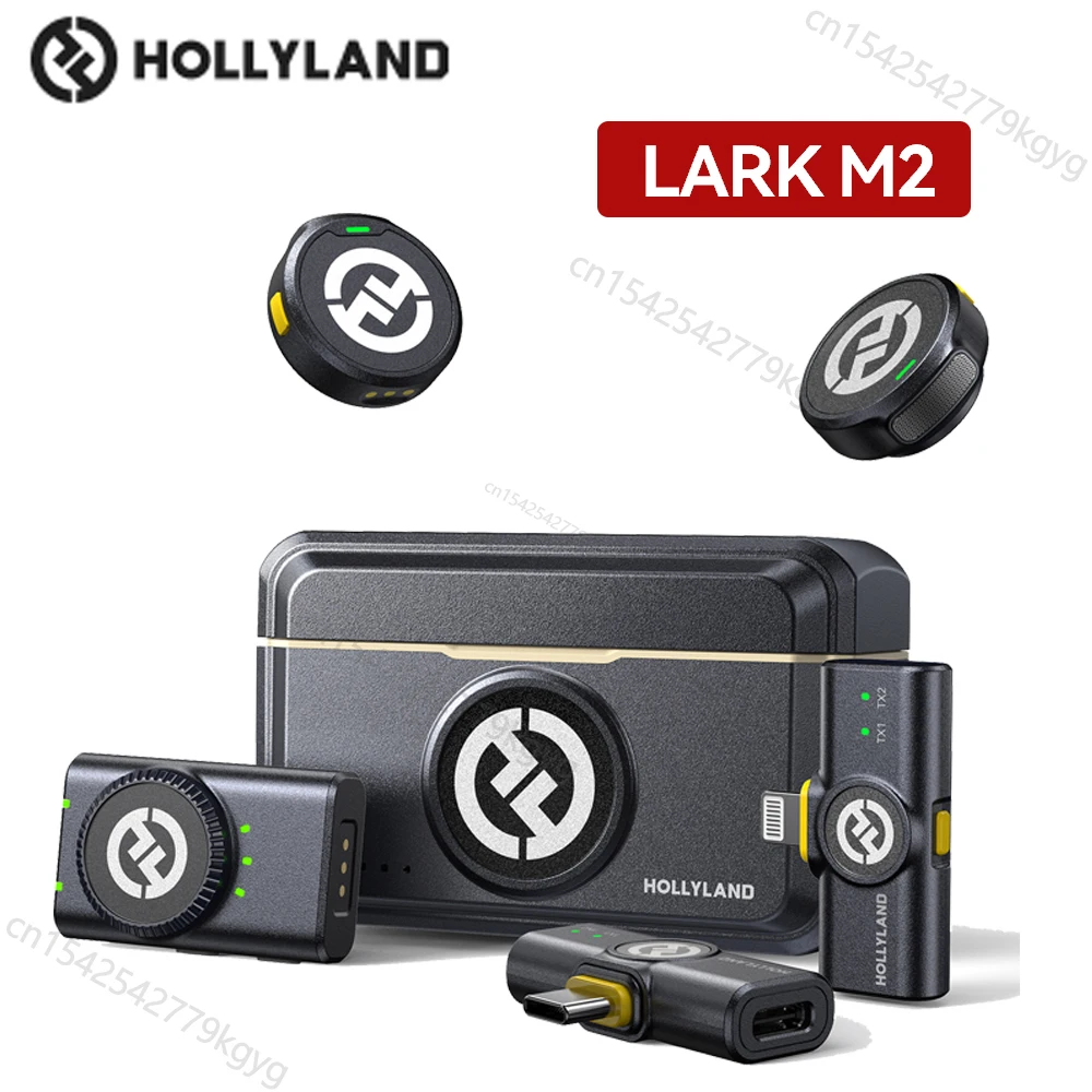 Hollyland Lark M2 Wireless Lavalier Microphone for iPhone Camera
