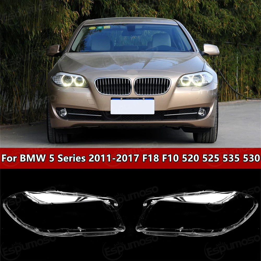

Car Headlight Lens Shell Cover Headlamp Light Lampshade Glass Case For BMW 5 Series F18 F10 520i 523i 525i 535i 530i 2011-2017